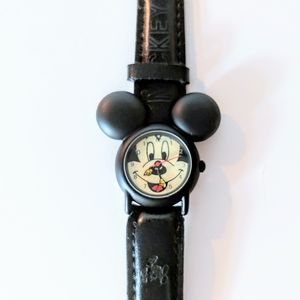 Mickey Mouse Watch Ears Hong Kong Leather NWOT